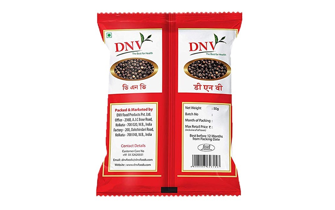 DNV Black Pepper    Pack  50 grams